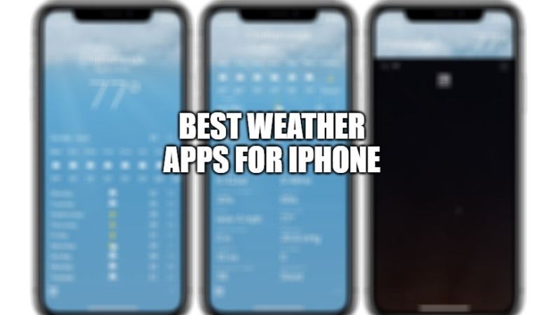 Best Weather Apps For Iphone In