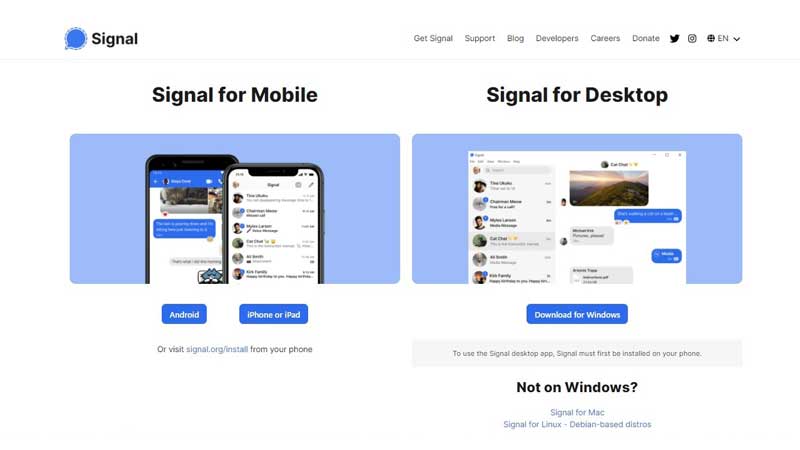 signal windows app