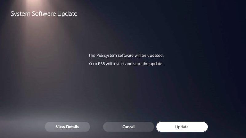 PS5 Firmware Update March 2021