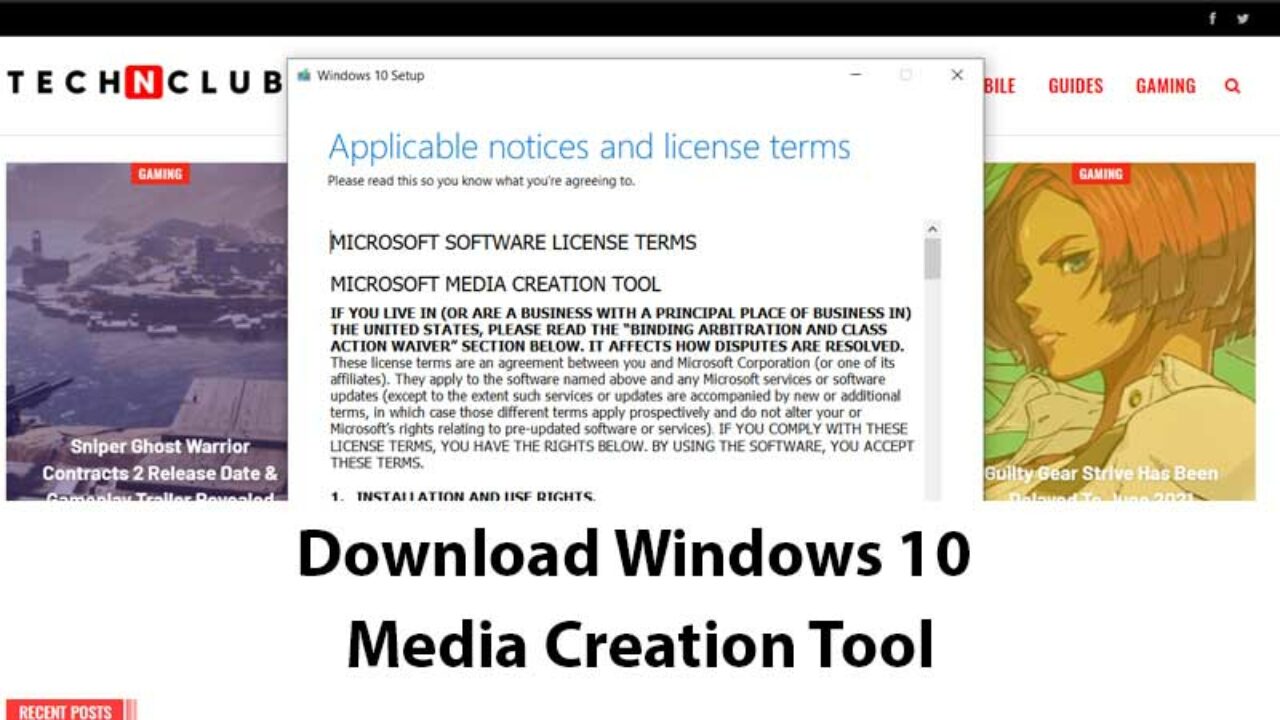 windows 10 windows media creation tool