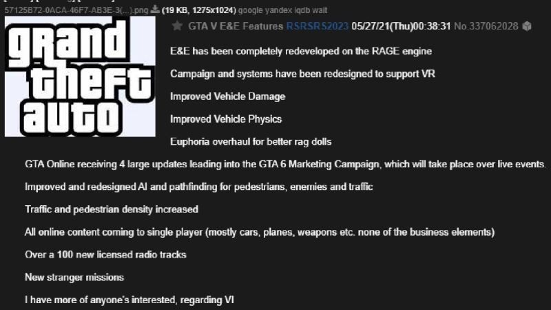 GTA 6 Reveal Plans Possibly Leaked in New Rockstar Games Job Listing