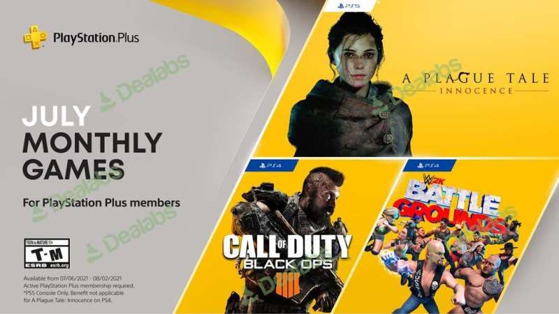 PS Plus July 2021 Free Games Leaked