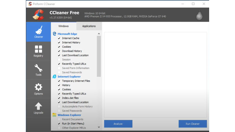 f windows registry cleaner free
