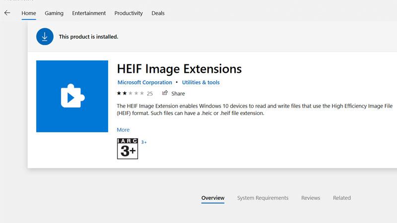 heic file viewer windows 10