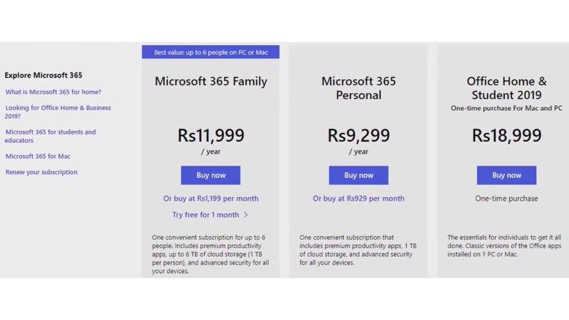 microsoft excel student free trial