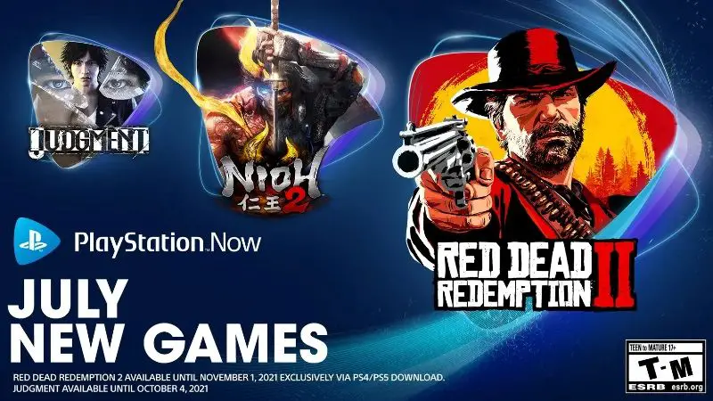 PlayStation Now Free Games July 2021