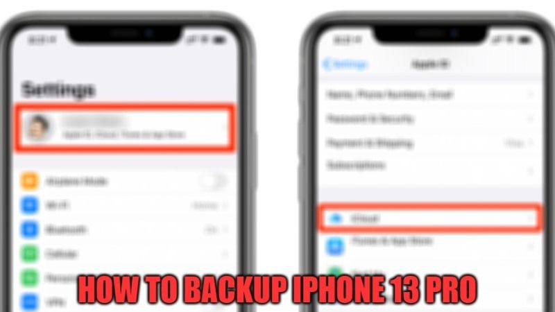 How to Backup iPhone 13 Pro