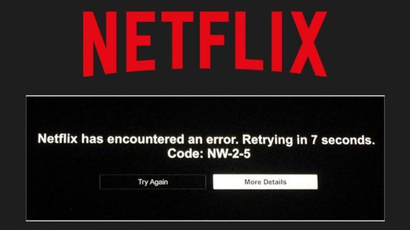 Ошибка Netflix NW-2-5 Решение