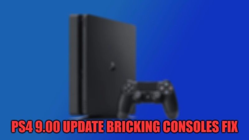 PS4 9.00 Update Bricking Consoles Fix