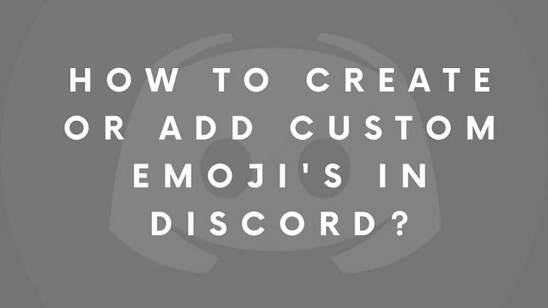 Custom Emoji Discord Guide