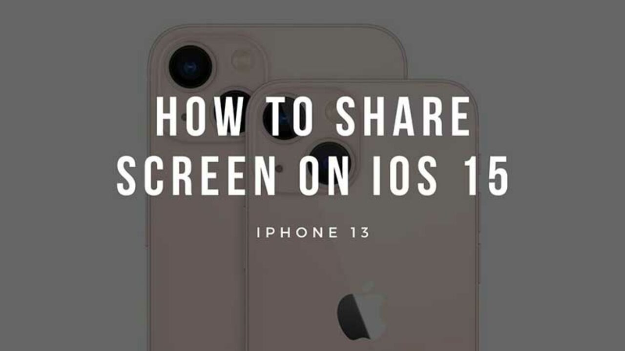 screen share iphone