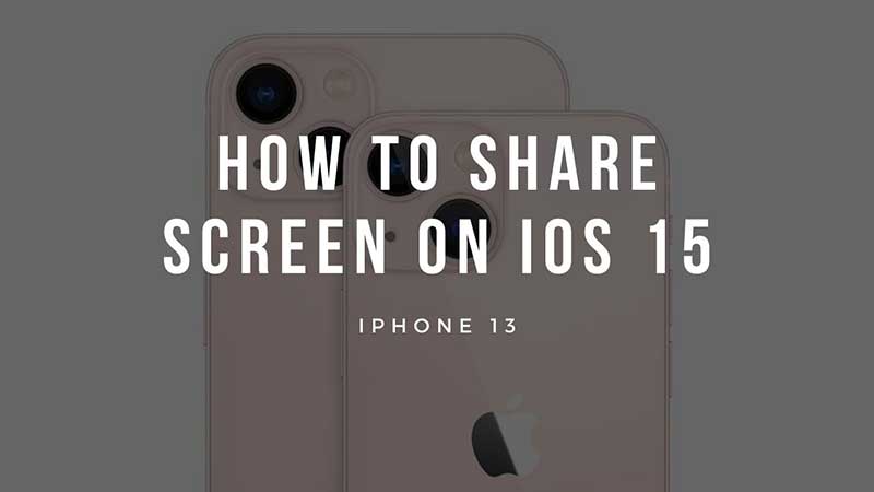 share screen facetime