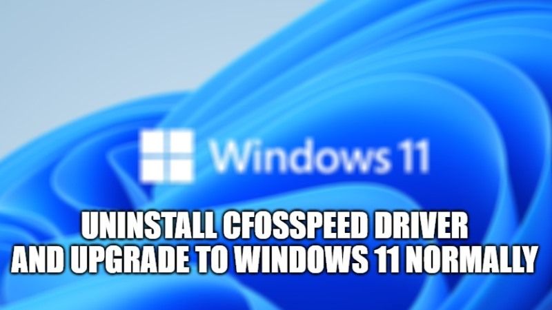 How to fix Windows 11 cFosSpeed Driver Installation Failed Issue