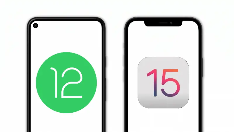 Особенности Android 12 и iOS 15
