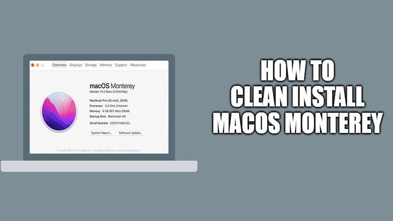 how to clean install mac os x on macbook pro