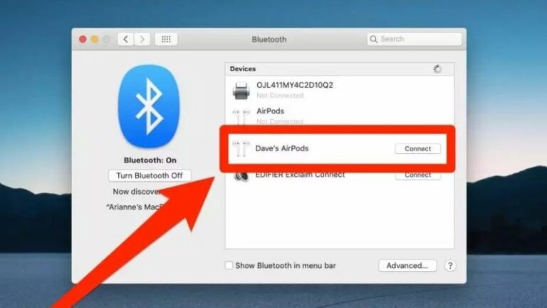 How to Connect AirPods to MacBook?