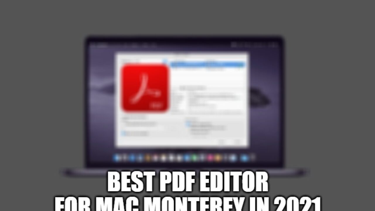 the best pdf editor for mac os