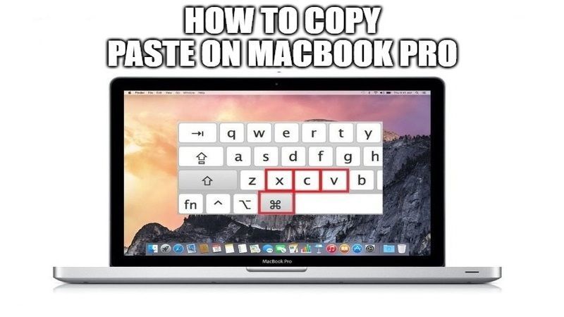 How To Copy Paste On MacBook Pro