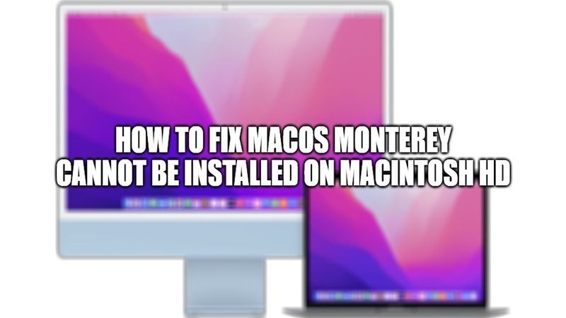 mac wont download monterey