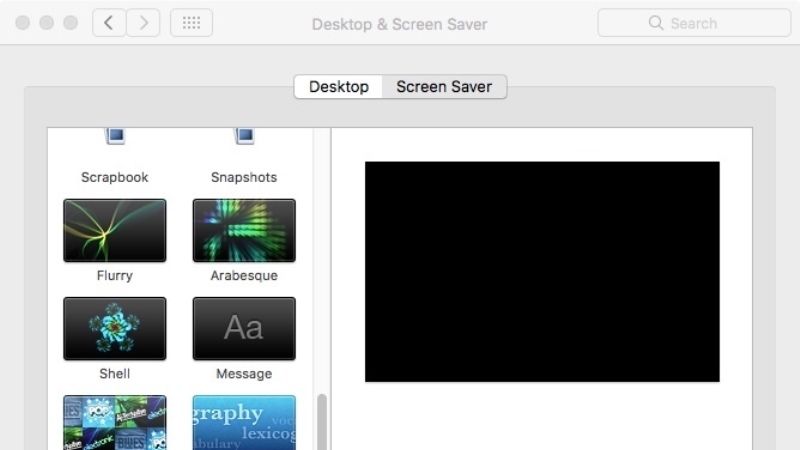 mac screen saver not working