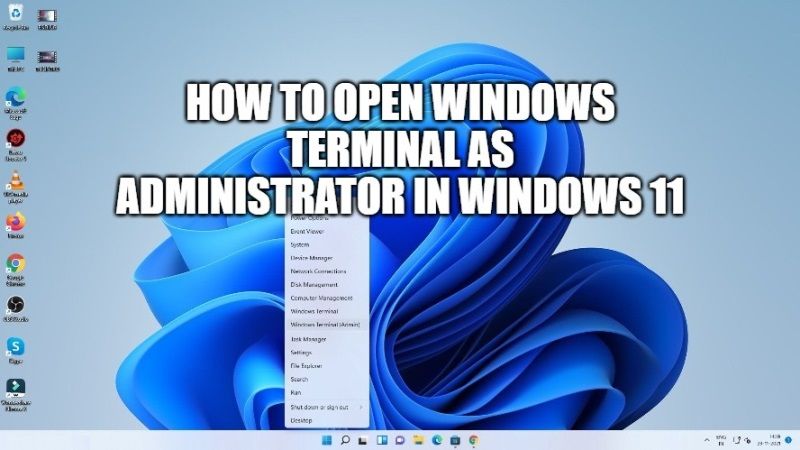 how to open windows terminal as administrator in windows 11