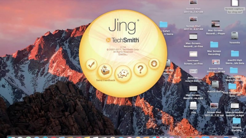 Jing — лучшая программа для создания скриншотов на Mac.