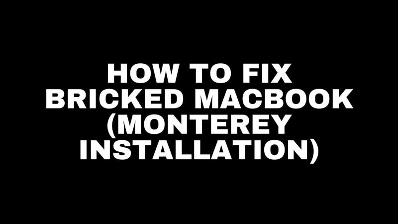 one click unbrick mac