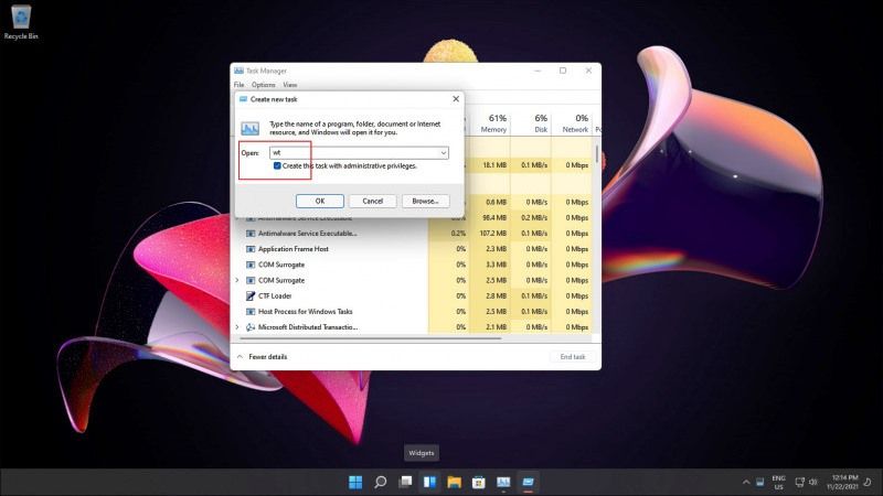 открыть терминал Windows от имени администратора в Windows 11