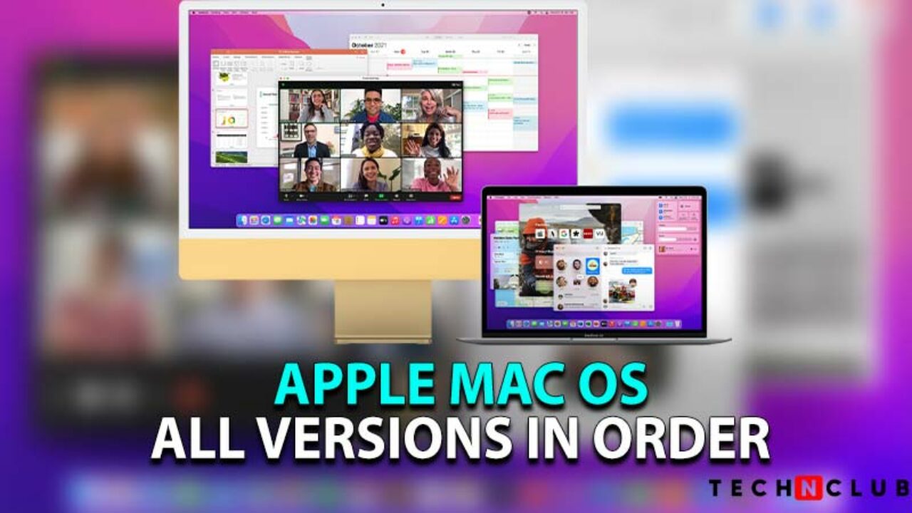 mac os in order