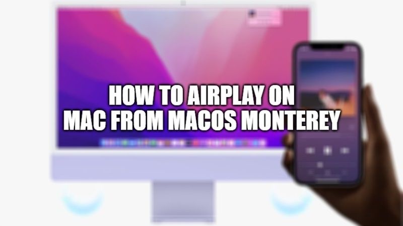 как транслировать на mac с macos monterey