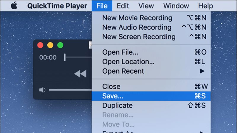 screen recording quicktime windows