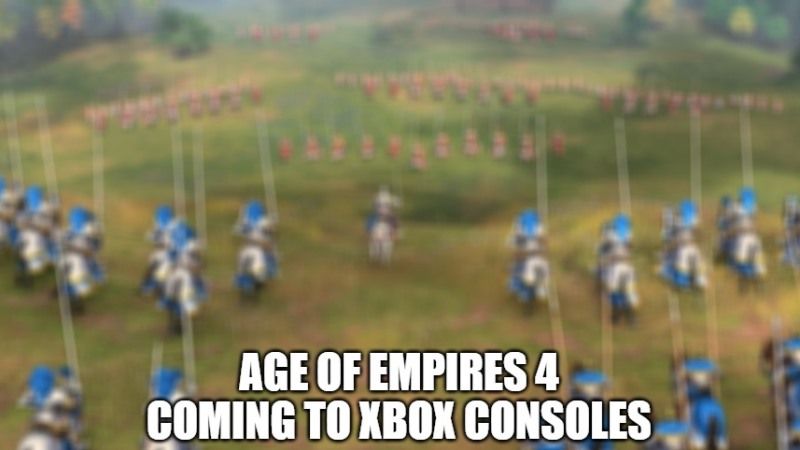 age of empires 4 coming to xbox