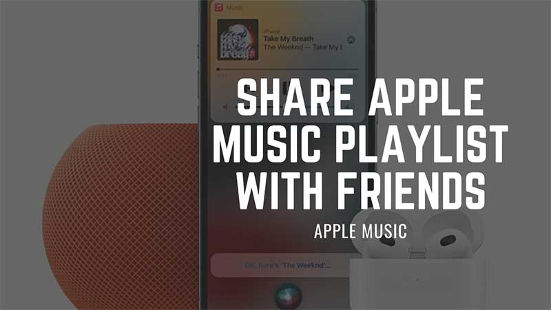 Совместное использование плейлистов Apple Music