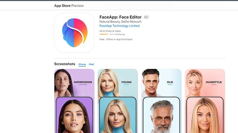 скачать приложение faceapp iphone deepfake