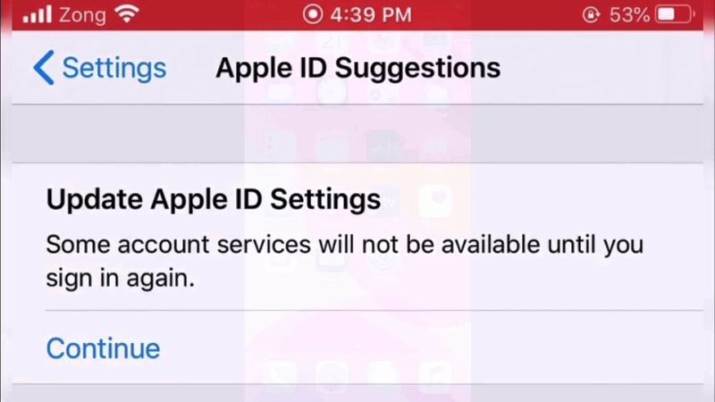 how to update apple id settings on ipad