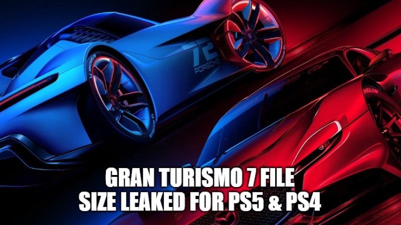gran turismo 7 ps5 & ps4 file size leaked