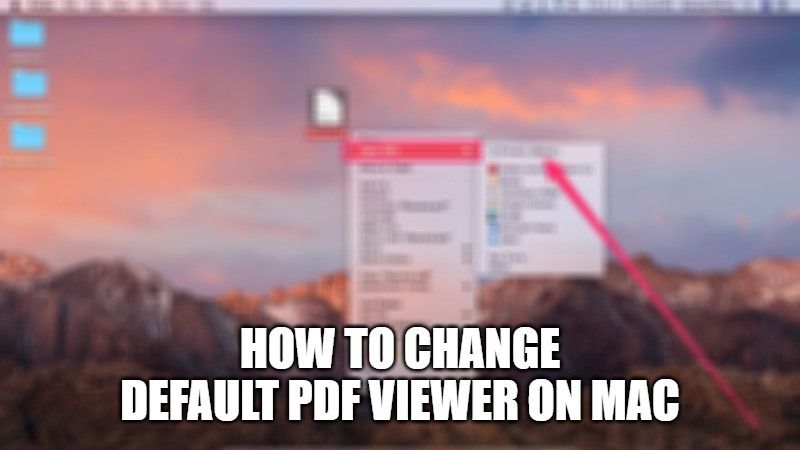 как изменить программу просмотра PDF по умолчанию на Mac