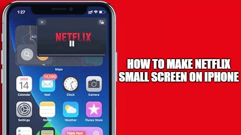 как сделать маленький экран нетфликс на айфоне