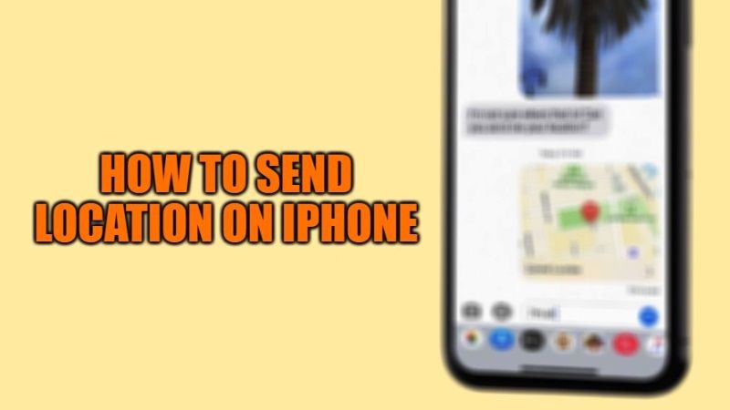 How To Send Location On Iphone 1 