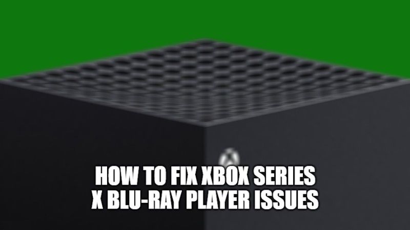 Исправление проблем с проигрывателем Blu-ray xbox series x
