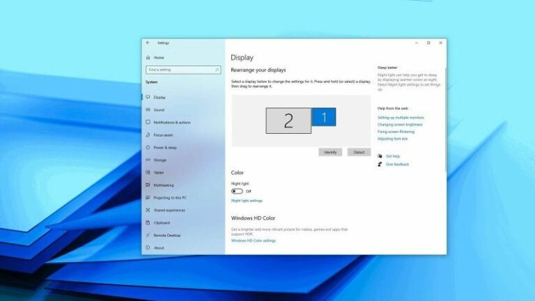 how to fix dual monitor display windows 11