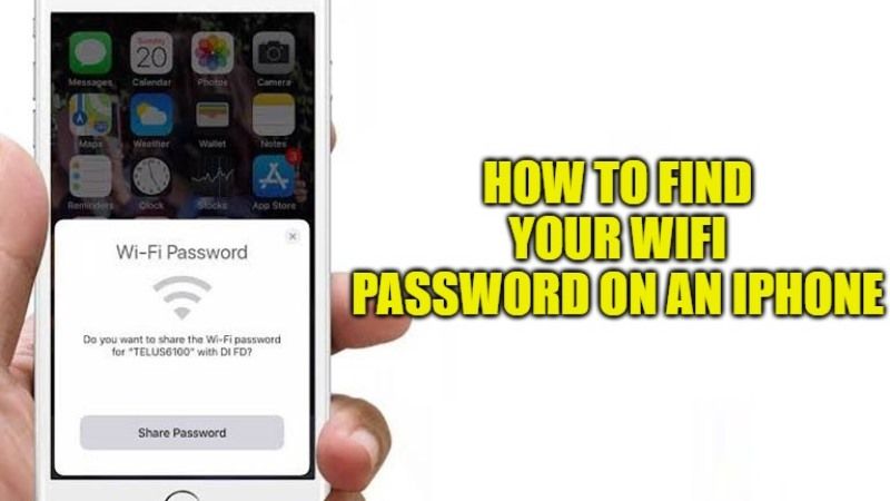 how to get wifi password from iphone