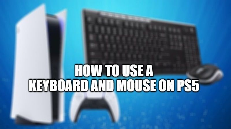 use keyboard and mouse