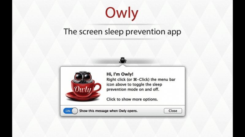 owly - держи свой Mac бодрствующим