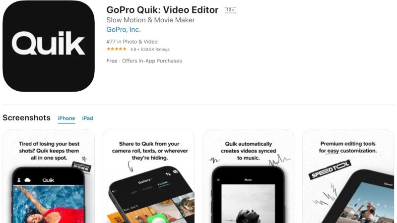 video editing apps free iphone