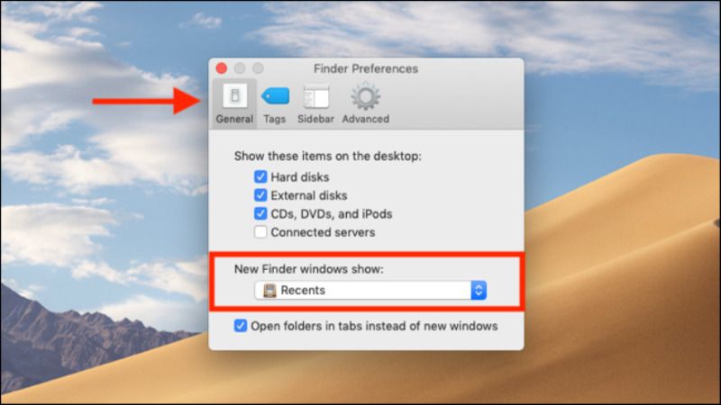 what does the mac finder window look like