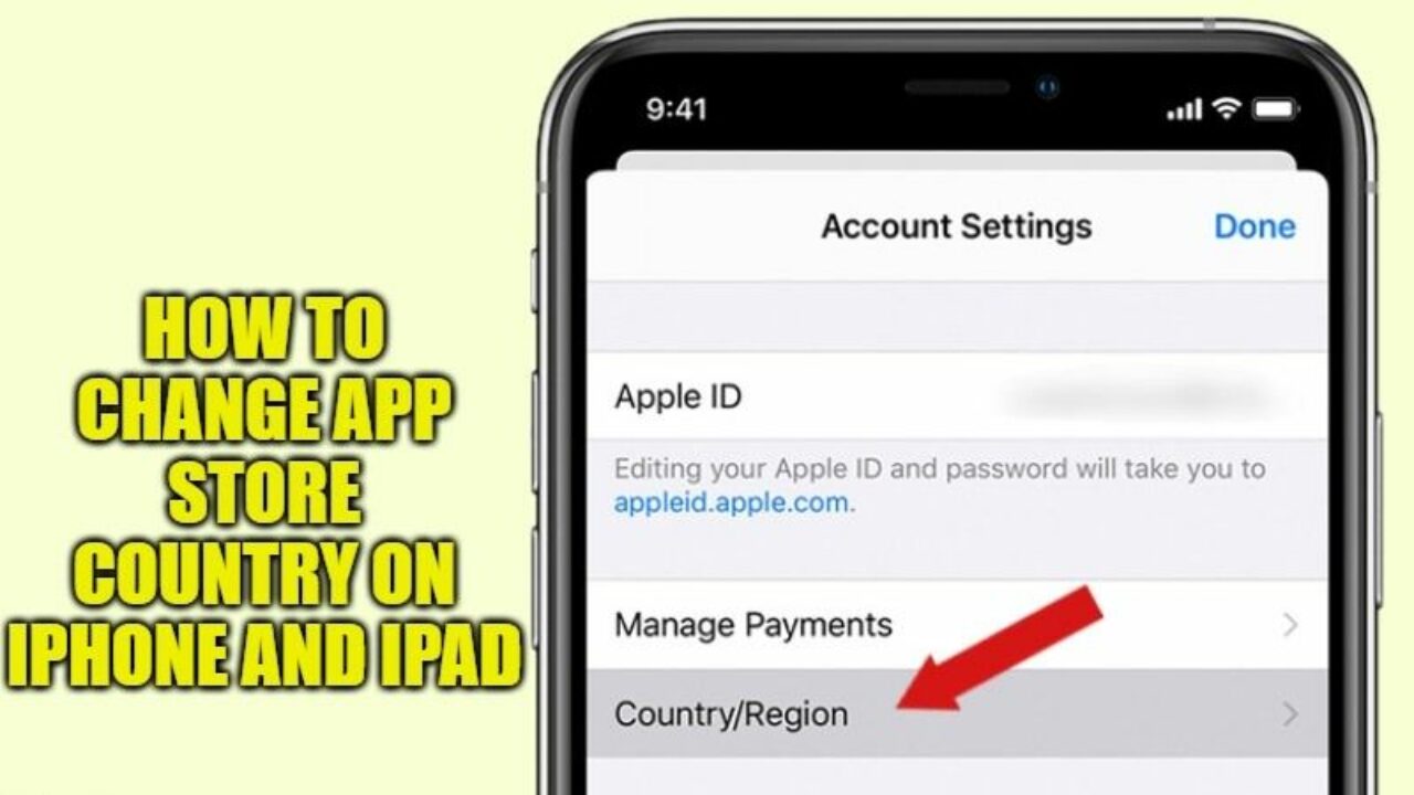 How to change App Store country from your Phone