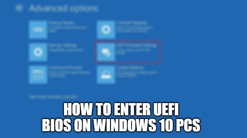 как войти в биос uefi на виндовс 10 шт