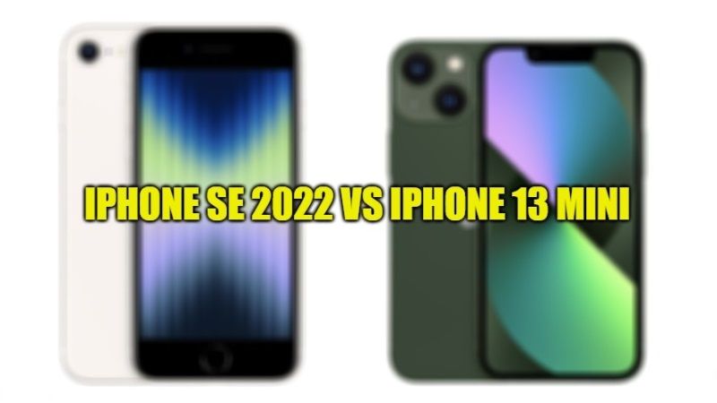 iphone se 2022 vs iphone 13 mini price, specs