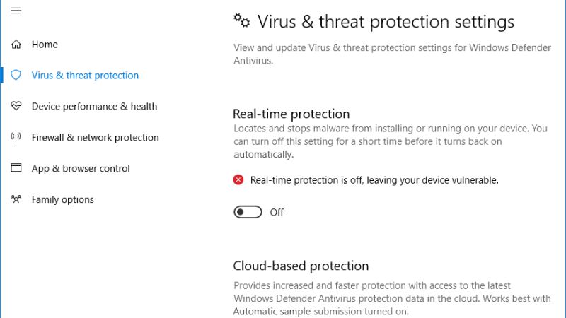 permanently disable microsoft defender antivirus on windows 10